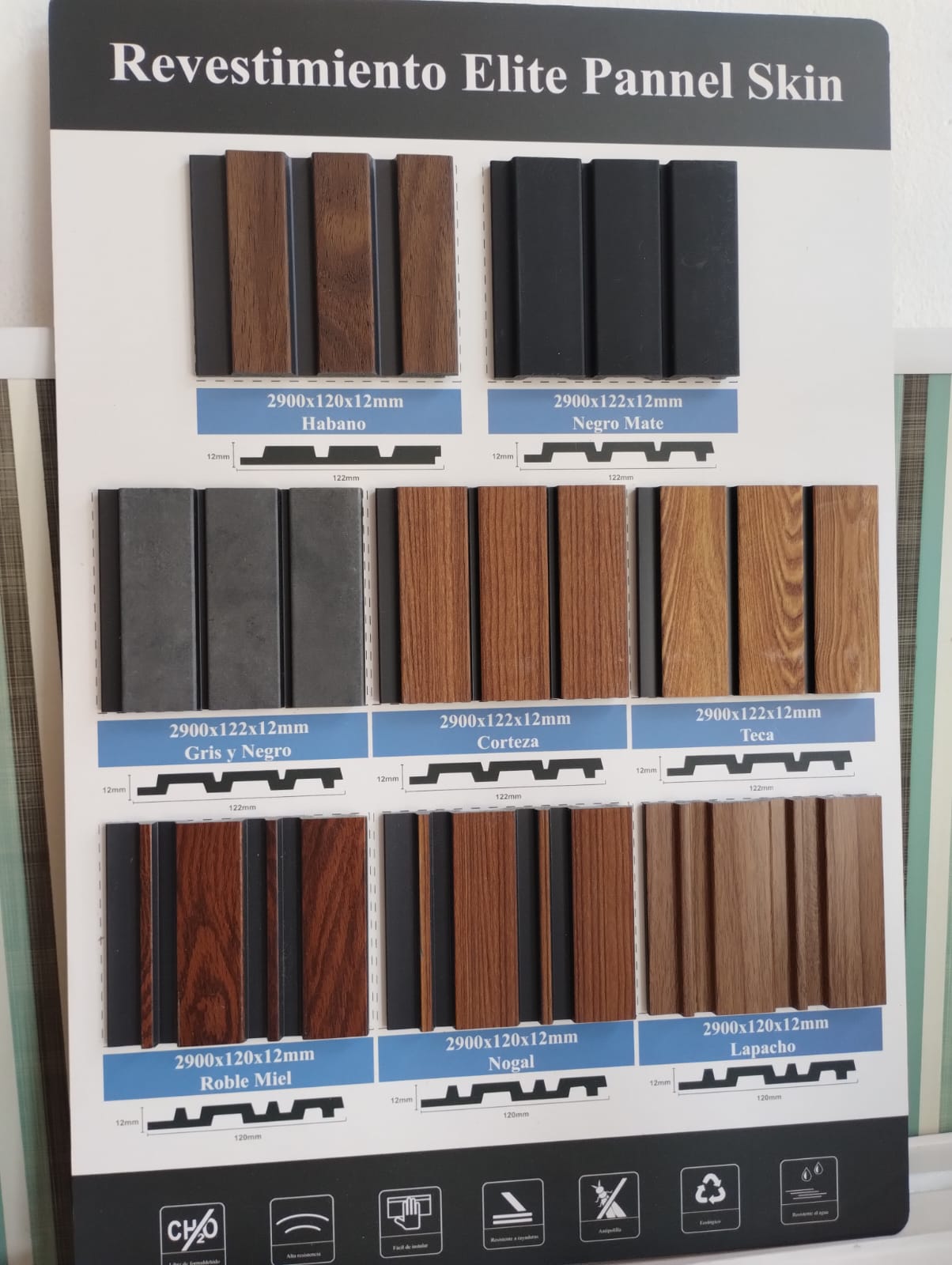 Wall panel interior primera calidad
