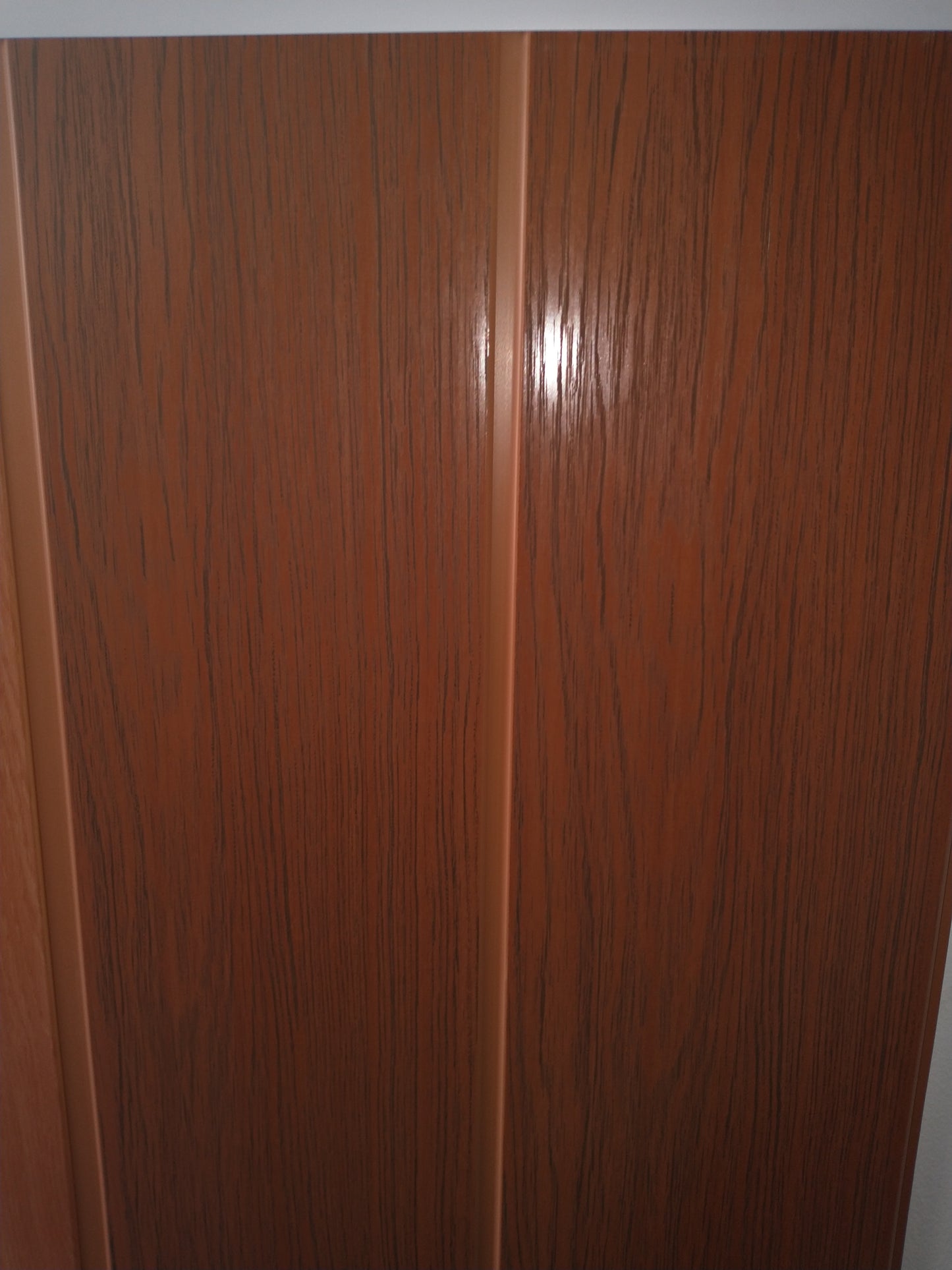 Pack machimbre de pvc cerejeira / 10 tablas / 5 mts