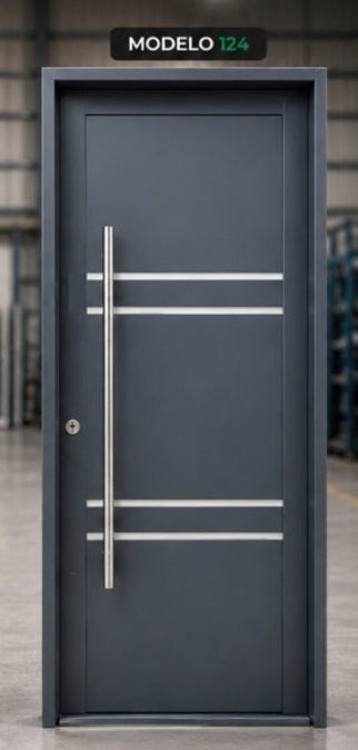 Puerta doble chapa inyectada 80