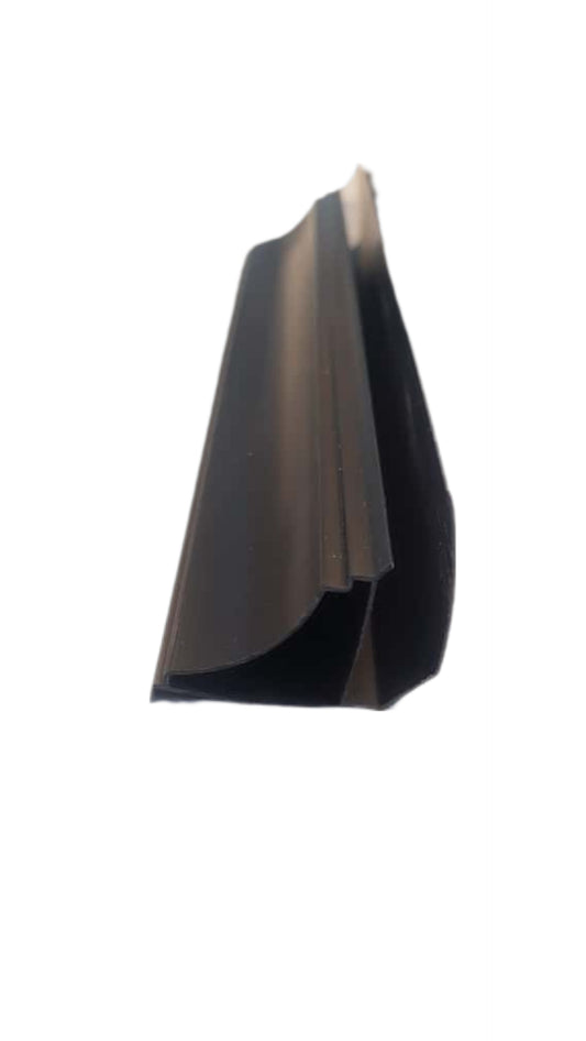 moldura cielorraso pvc negra