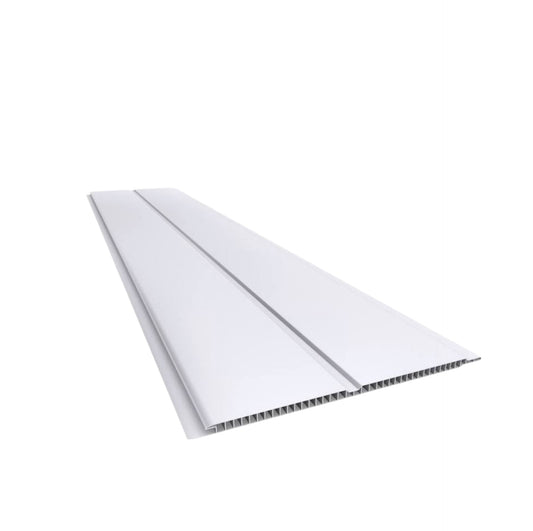 Pack machimbre de pvc blanco 12 metros cuadrados en largo de 4 mts