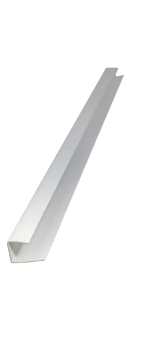 perimetral J para cielo raso de pvc de 3 mts