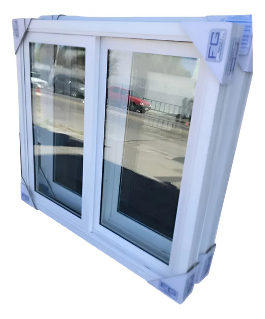 A/ VENTANA DE PVC 100x90 CM VIDRIO  4 mm