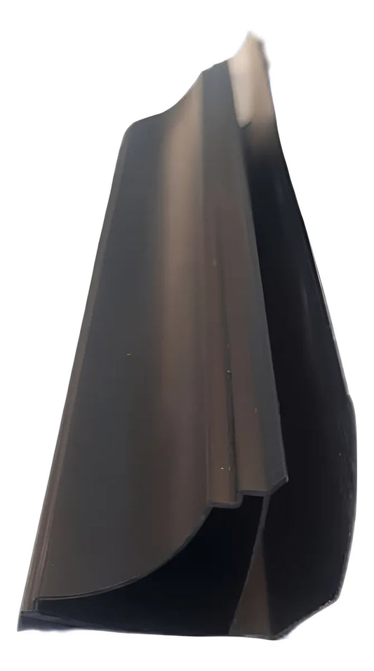 moldura cielorraso pvc negra