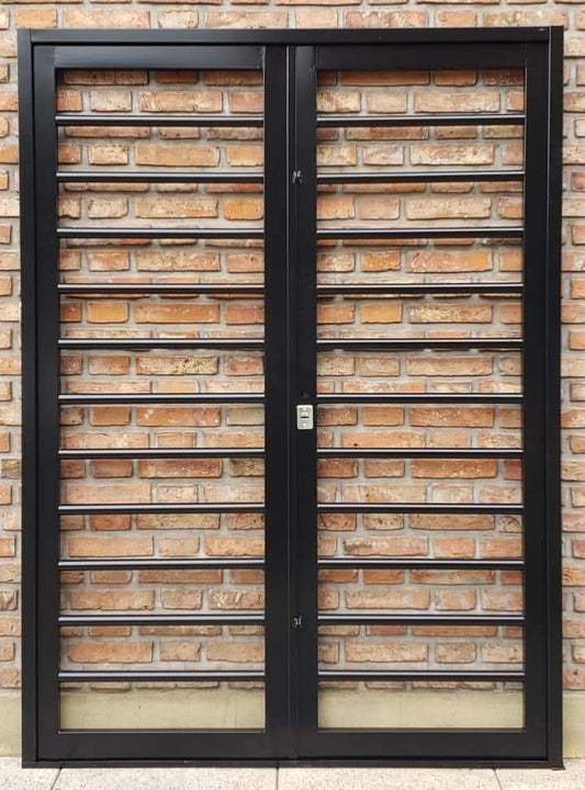 Puerta de reja 200x200