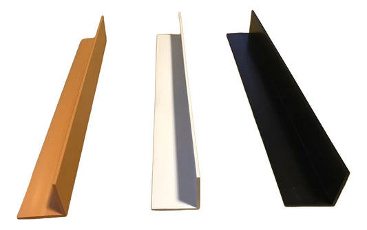 angulo esquinero de pvc color de 3 metros 25x25mm