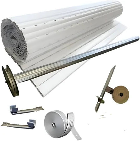 A/Cortina de pvc de enrrollar manual de 1,1x1,3 mts